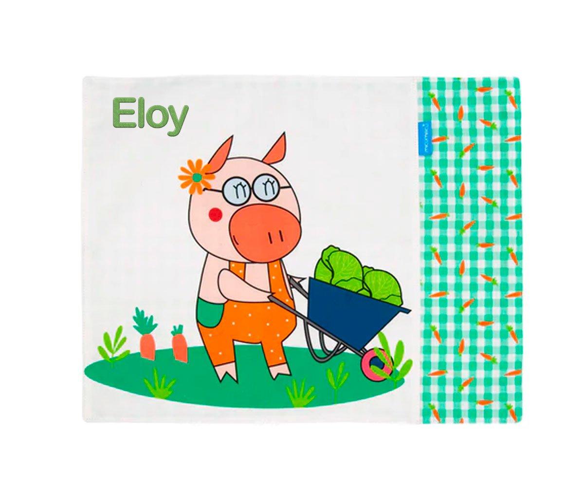 Serviette Daisy Piggy - Personnalisé