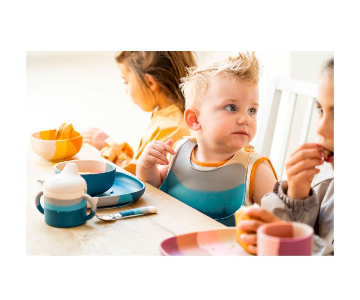 Tasse en silicone avec poignées Color Splash Mauve Rose Ombre - Tutete