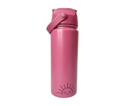 Bouteille isotherme en acier Mauve Rose Bite + Sip 540 ml