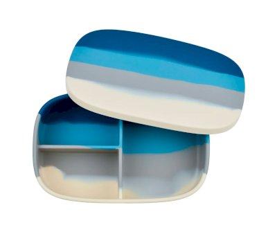 Lancheira de silicone Desert Teal Ombre Color Splash