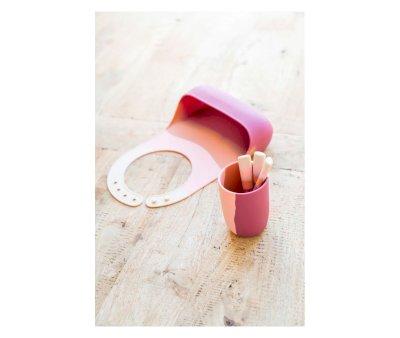 2  Vasos de Silicona Color Splash Mauve Rose Ombre