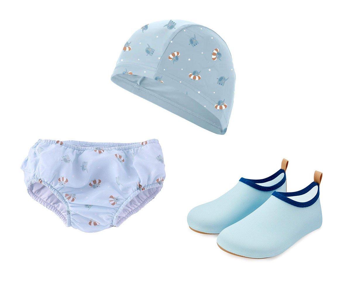 Pack de bain Baby Elephant  volants