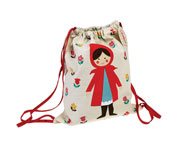 Personalised Red Riding Hood Rucksack