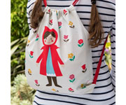 Personalised Red Riding Hood Rucksack