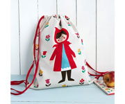 Personalised Red Riding Hood Rucksack