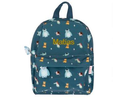 Mochila Infantil Little Monsters Personalizable