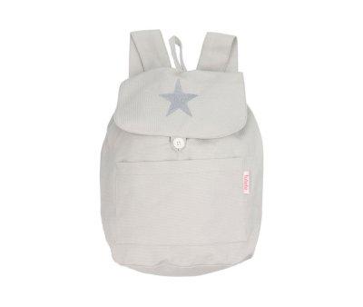 Zaino Piccolo Personalizzato Stella Grigio Chiaro
