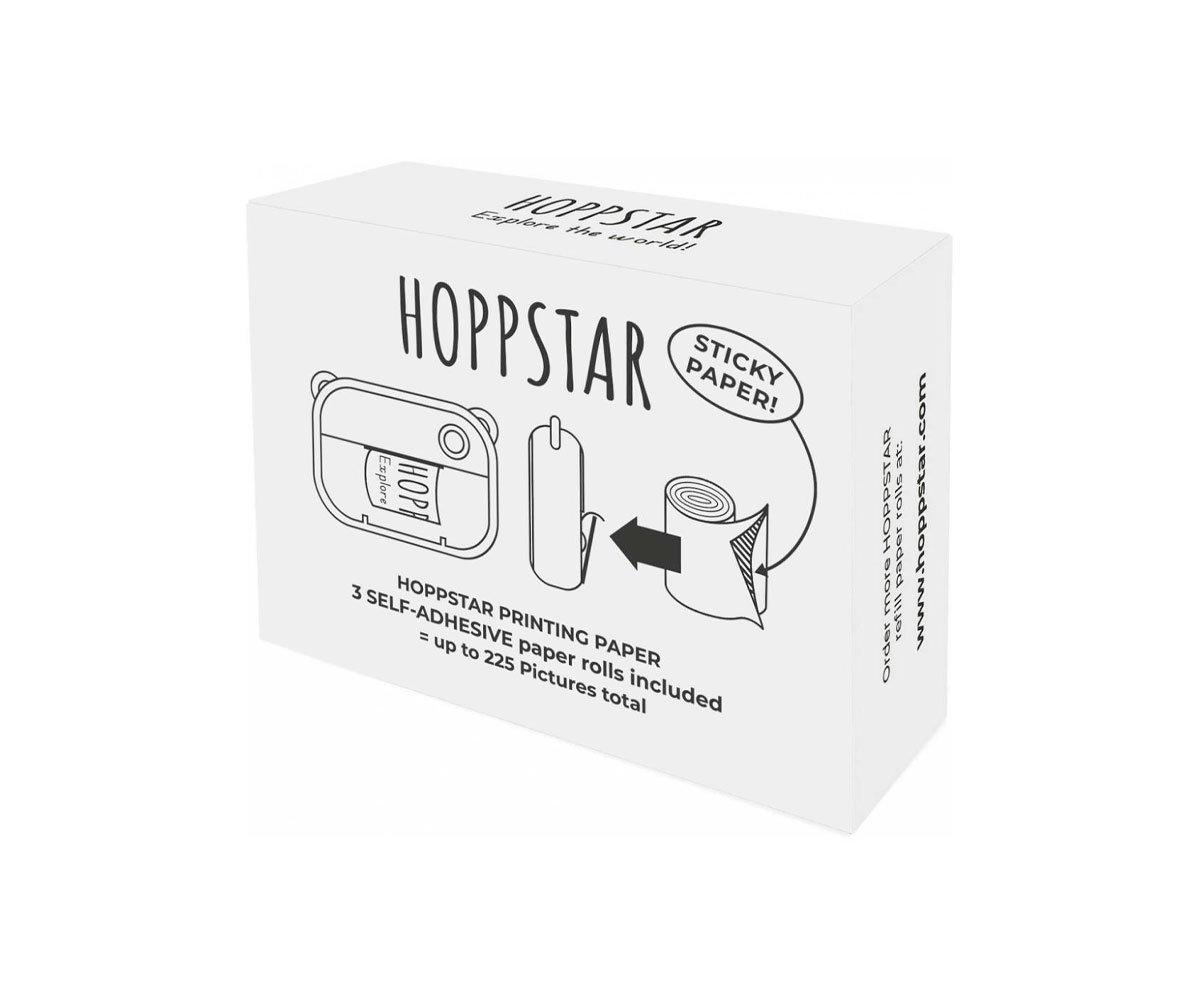 3 Rotoli Refill Carta Termica Adesiva Hoppstar Artist