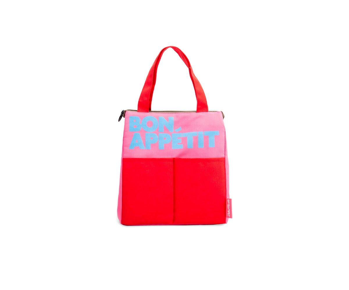 Bolsa Merienda Térmica Bon Appétit Rojo - Tutete