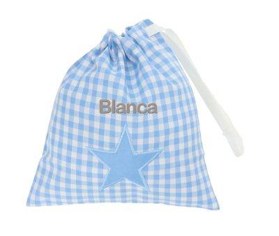 Bolsa Merienda Big Star Vichy Azul Claro