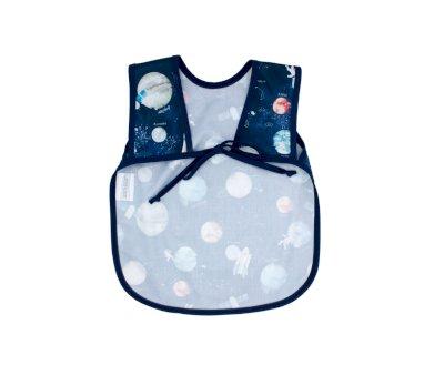 Babero con Manga Corta Bapron Baby Outer Space
