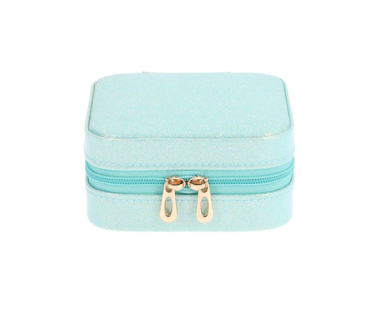 Porta Jias Infantil Glitter Turquoise