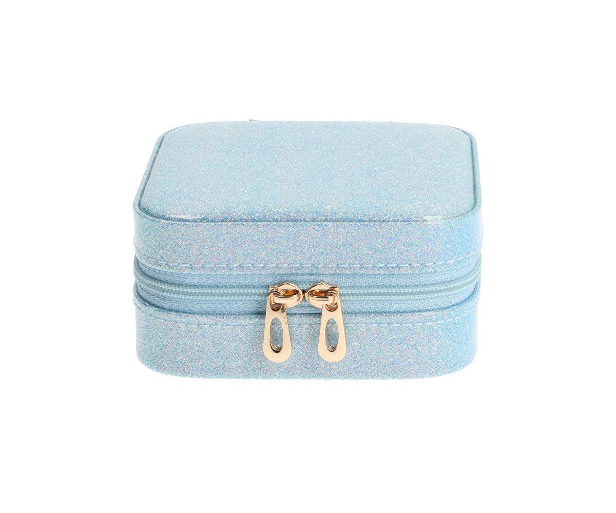 Porta Jias Infantil Glitter Blue