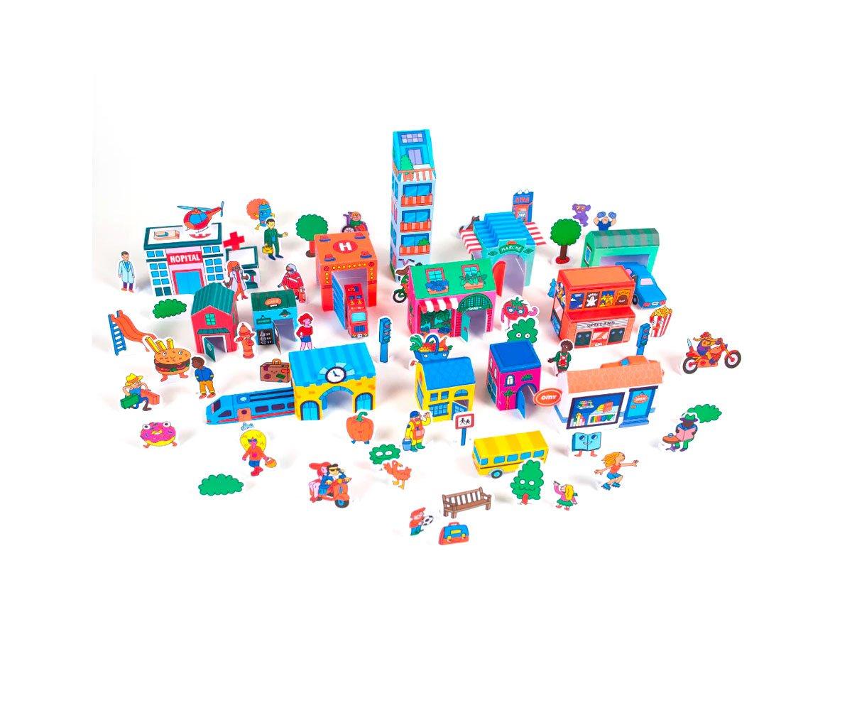 3D Paper Toys City