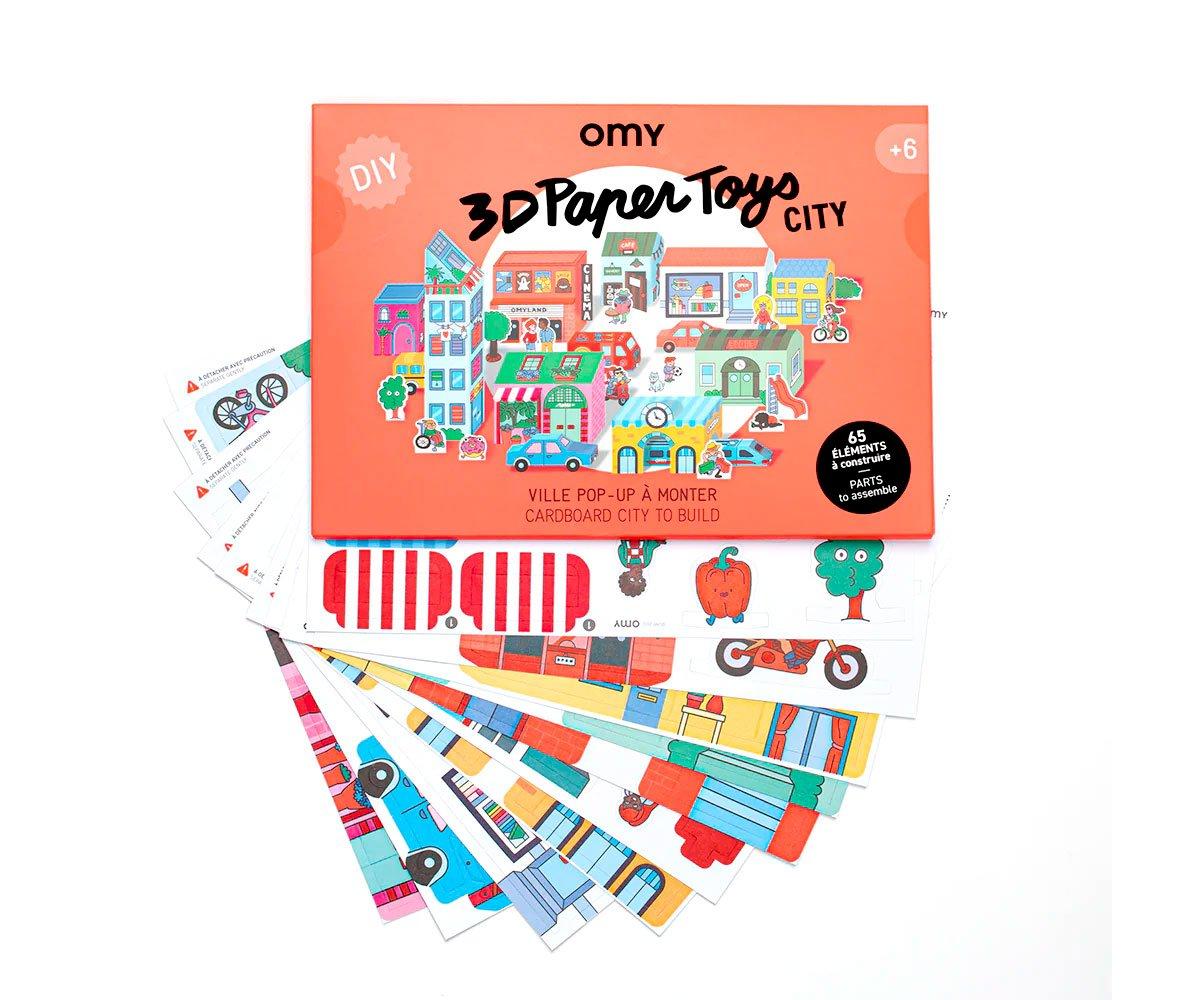 3D Paper Toys City