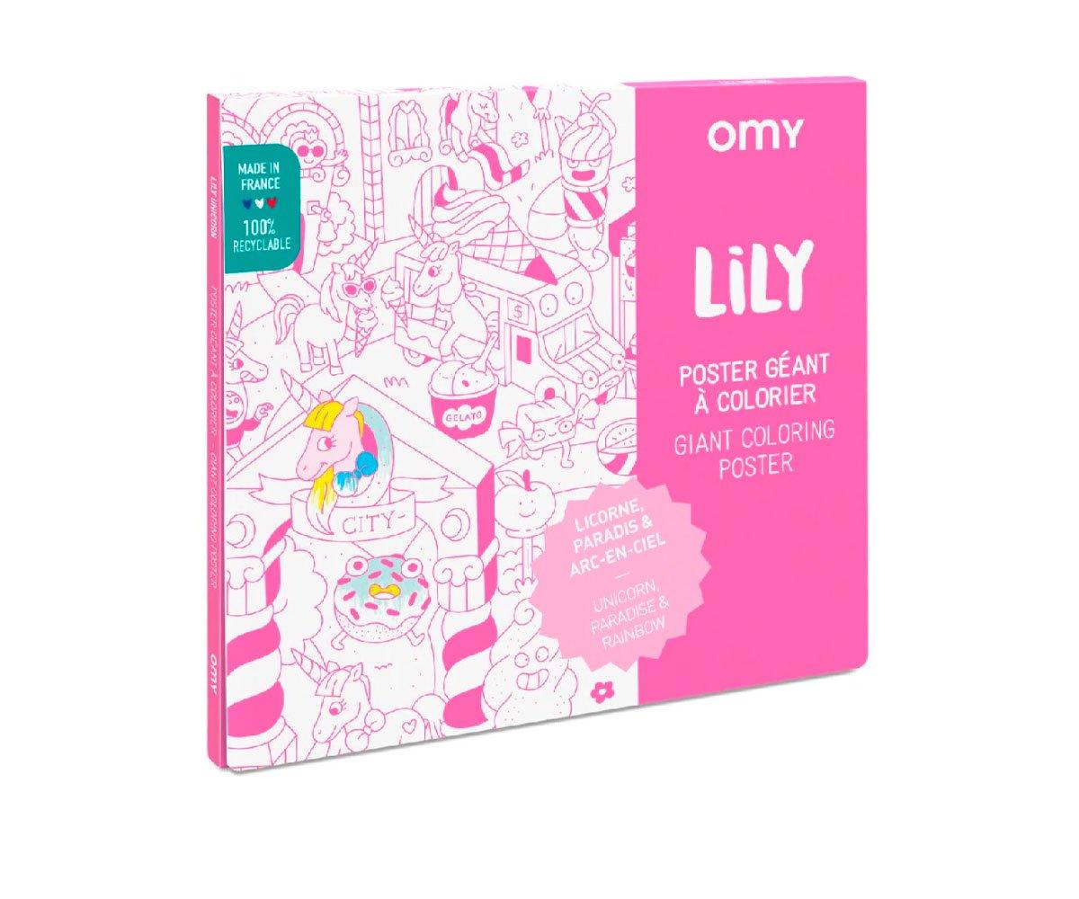 Póster XL Omy Lily Unicornio