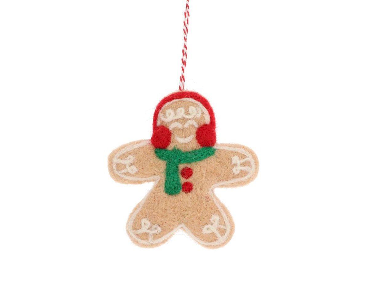 Décoration De Noël Biscuit En Pain D'épice Avec Auriculaires