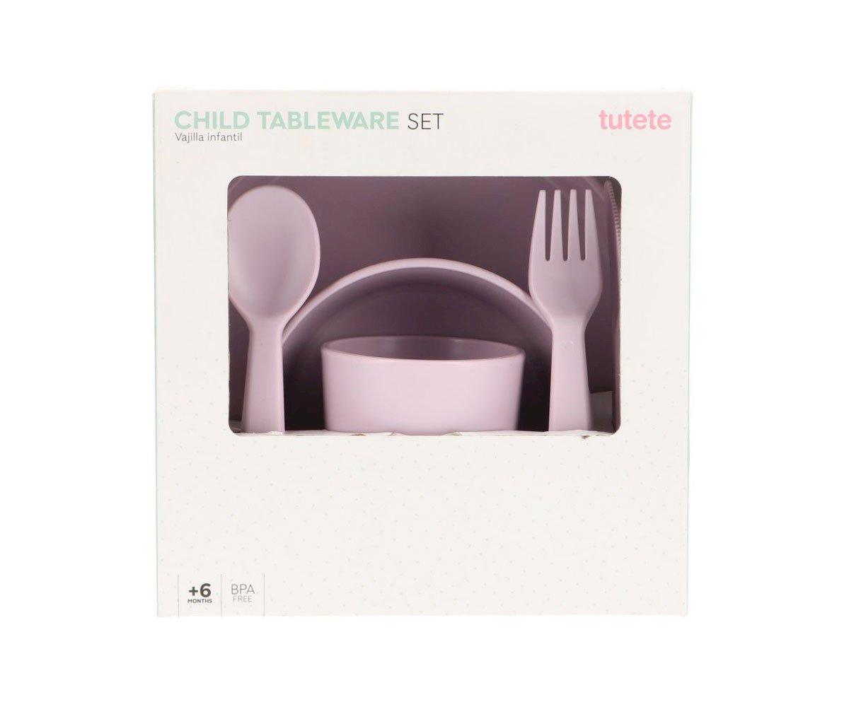 Set Jantar Infantil Tutete Lilac