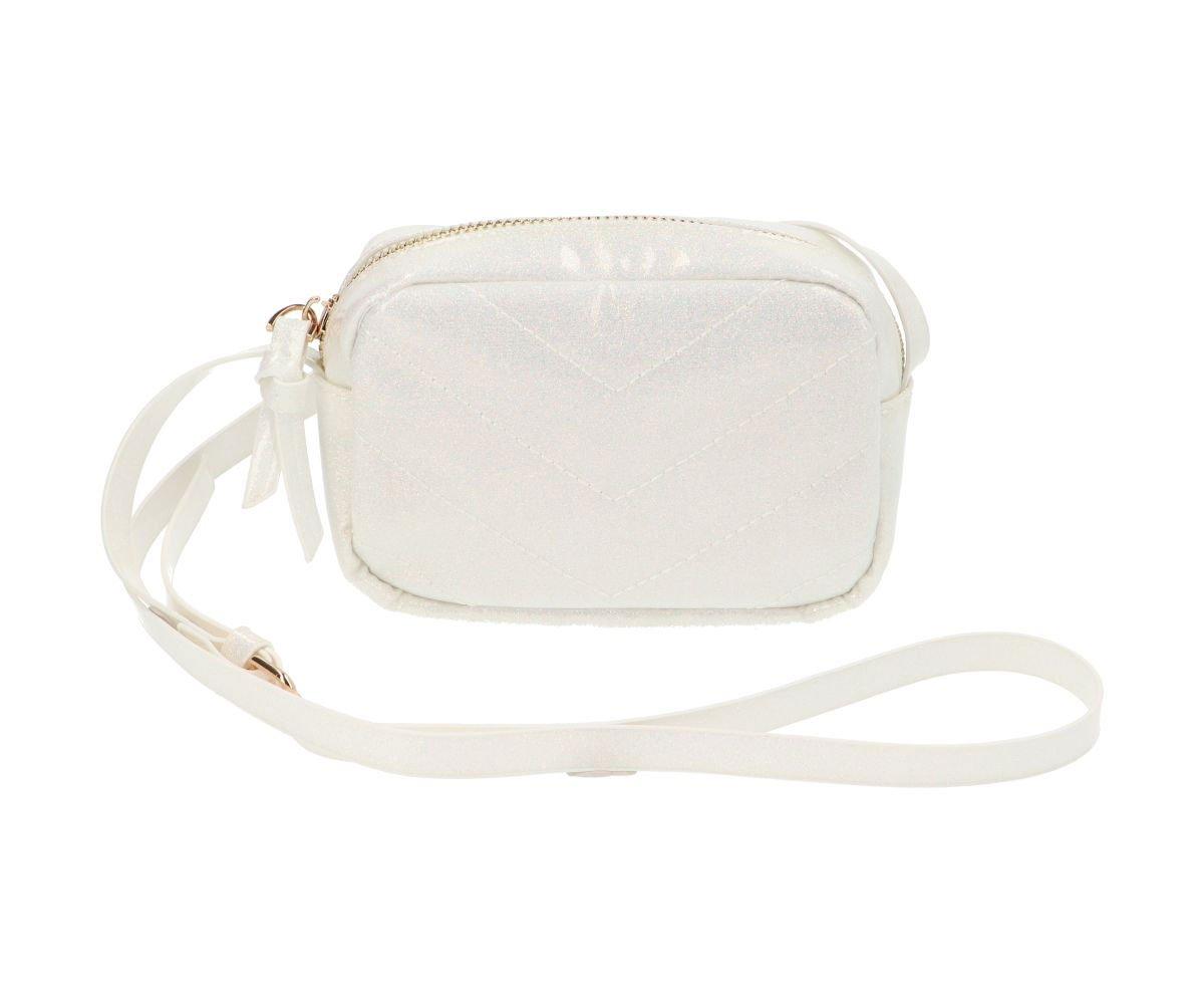 Bolso Infantil Glitter White Pearl