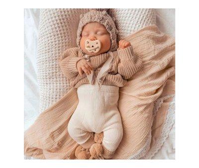 2 sucettes en caoutchouc Hevea Mellow Mint/Milky White 0-3 m
