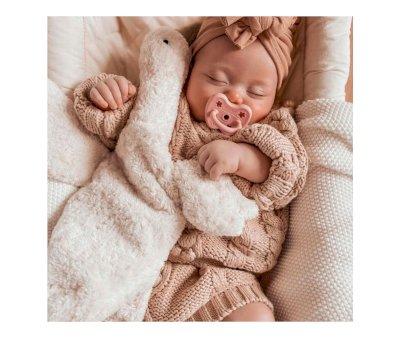 2 sucettes en caoutchouc Hevea Powder Pink/Rosewood 3  36 m