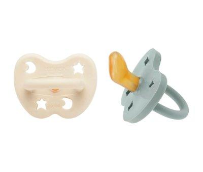 2 sucettes en caoutchouc Hevea Milky White/Gorgeous Grey 3  36 m
