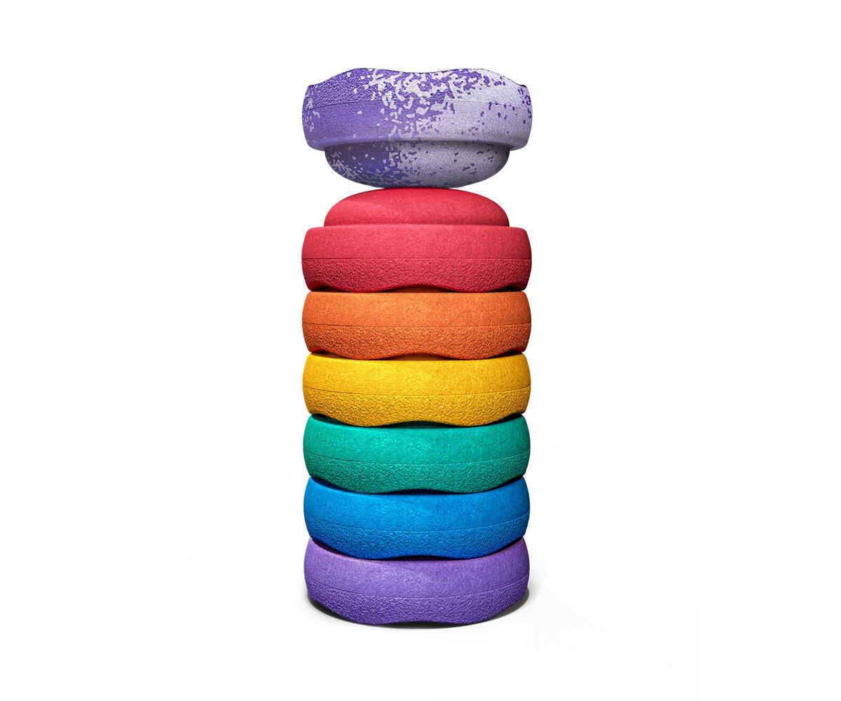 Stapelstein Rainbow 6 Classic + 1Pieza Fusion Tutete