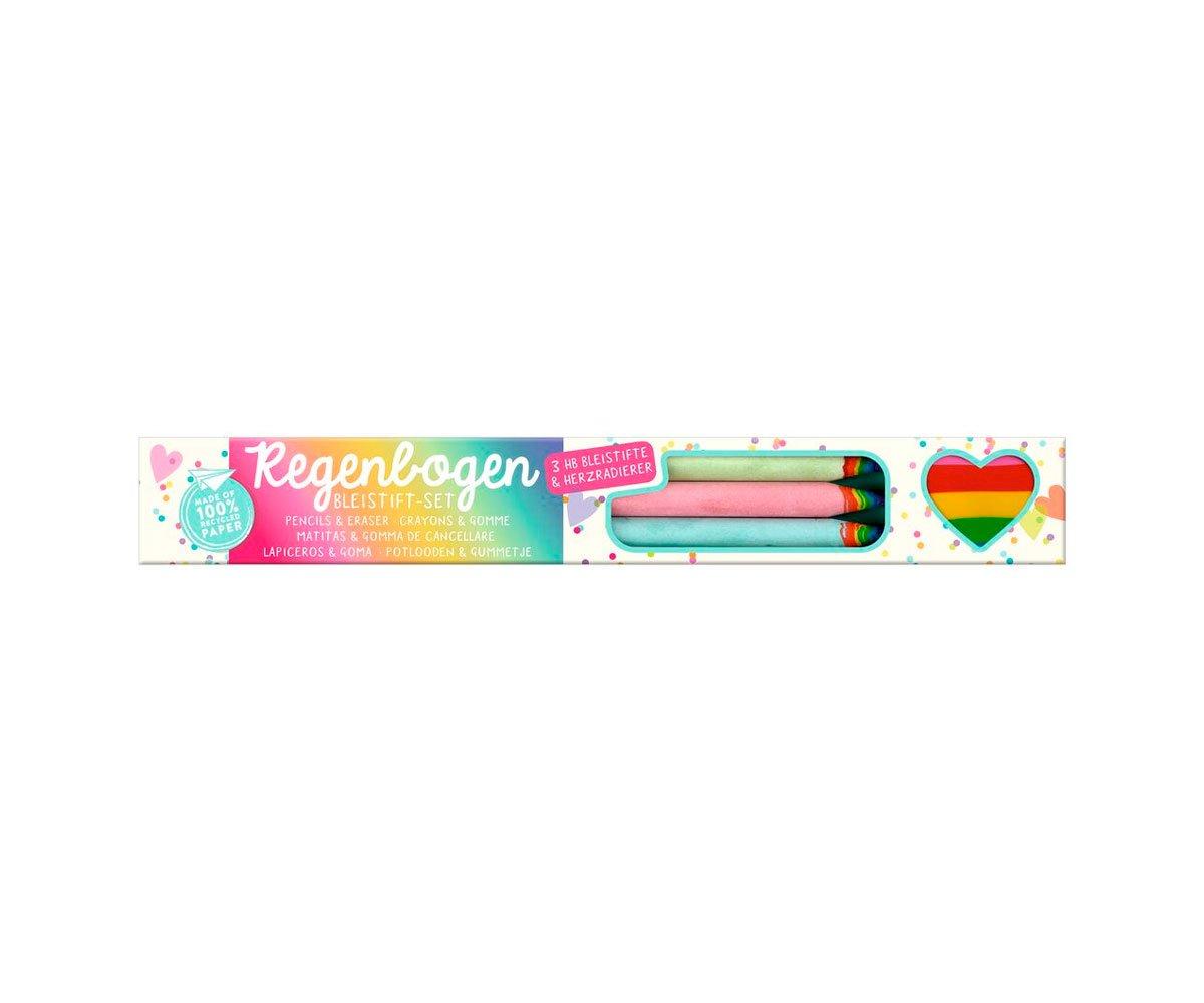 Gomme Arc en ciel en forme de crayon