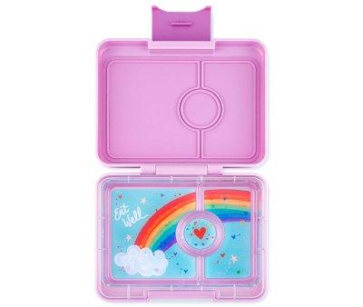 Yumbox Snack Bento Lunchbox Lulu Purple Rainbow
