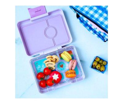 Yumbox Snack Bento Lunchbox Lulu Purple Rainbow