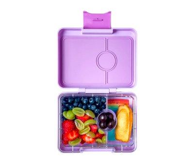 Yumbox Snack Bento Lunchbox Lulu Purple Rainbow