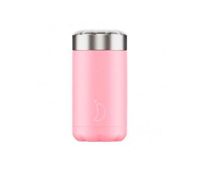 Termo Slidos Chilly's Rosa Pastel 500ml