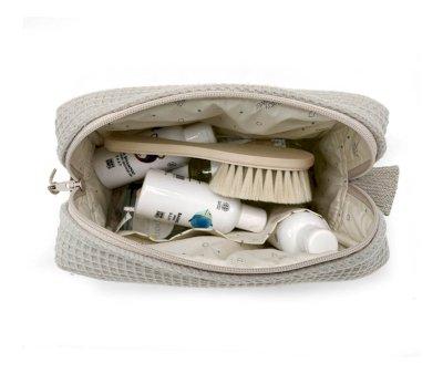 Trousse de Toilette Camila Waffle Dune