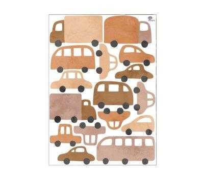 Adesivi Murali Cars Brown