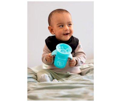 Taza Aprendizaje Twistshake 360 Azul 230ml