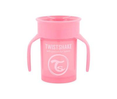 Taza Aprendizaje Twistshake 360 Rosa 230ml