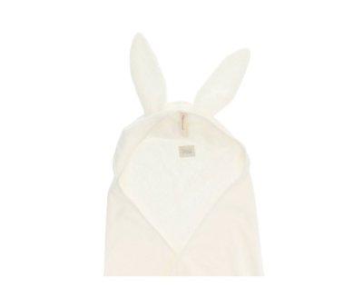 Telo Cappuccio Bunny Old White
