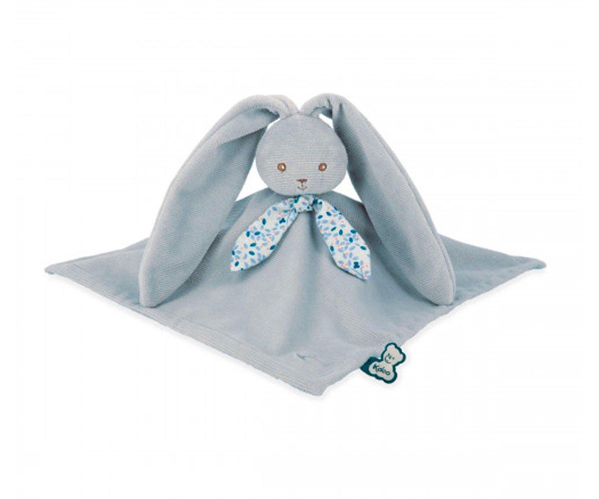 Doudou lapin broderie anglaise