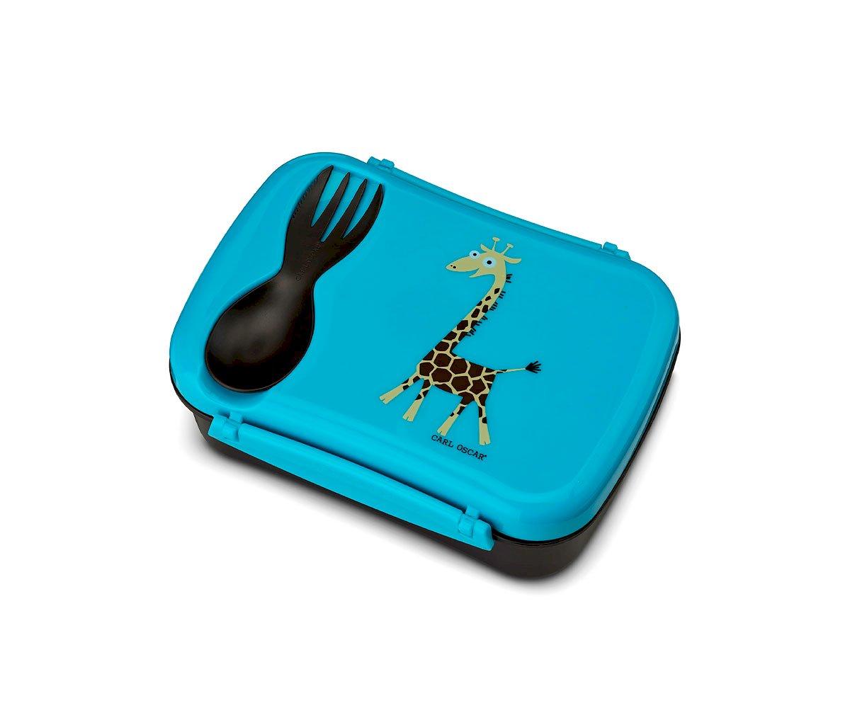 Caja de Almuerzo N'ice Box Kids Jirafa Turquoise