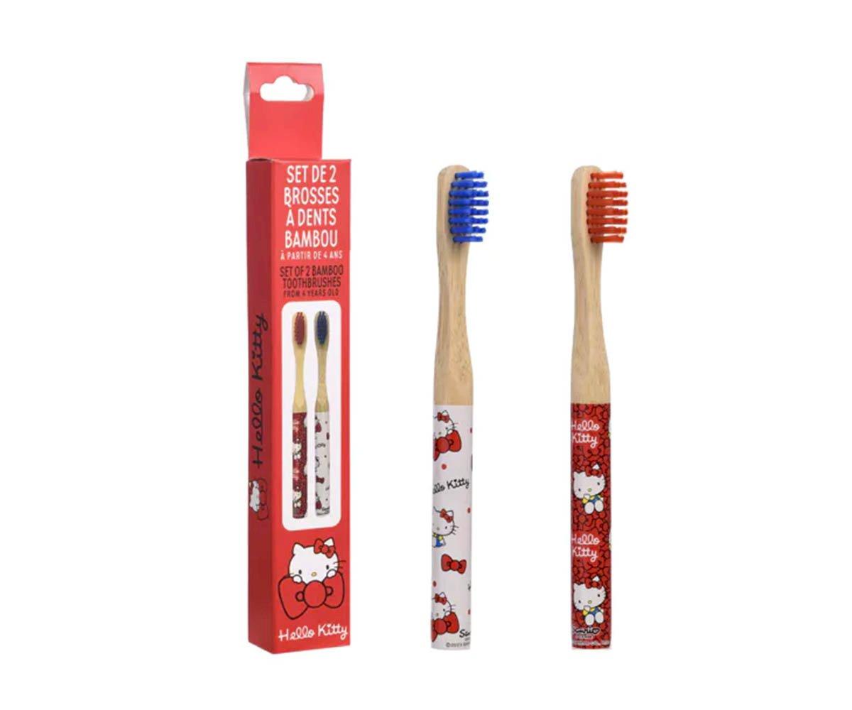 Lot De 2 Brosses à Dents Hello Kitty