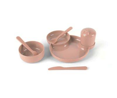 Stoviglie per Bambini Bioplastic Tiny Nude
