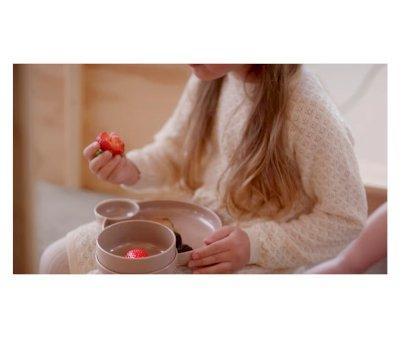 Stoviglie per Bambini Bioplastic Tiny Nude