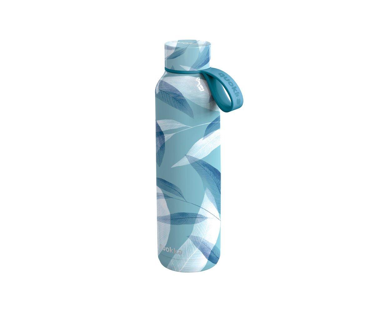 Botella Térmica Quokka Solid con Colgardor Blue Wind 630ml - Tutete