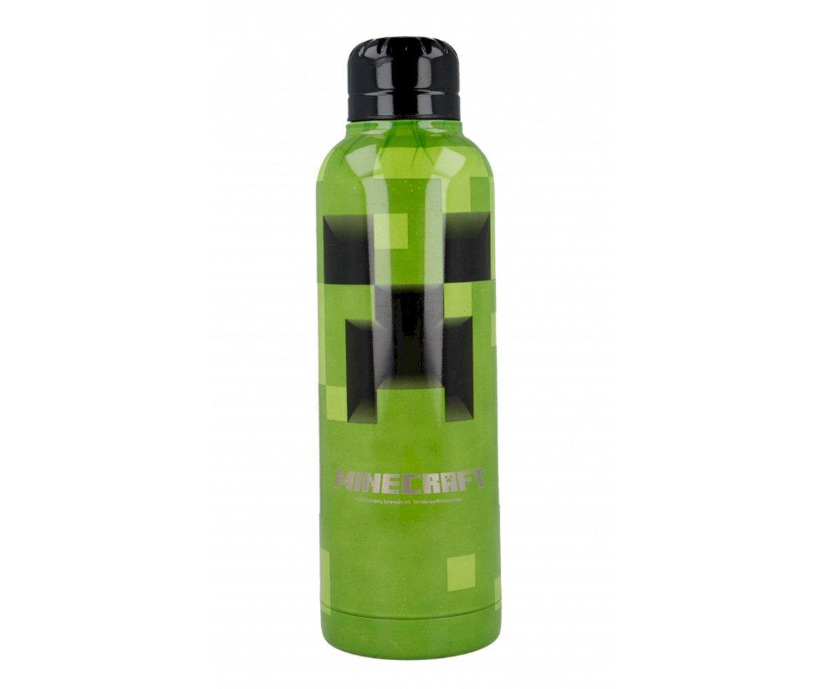 Botella Térmica Acero Inoxidable Minecraft 515ml