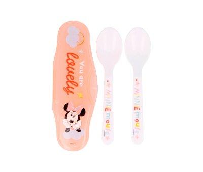 2 Cucharas con Estuche Minnie Indigo Dreams