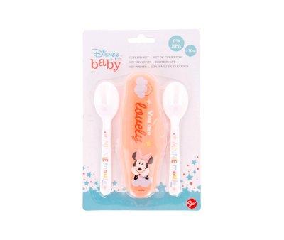 2 Cucharas con Estuche Minnie Indigo Dreams