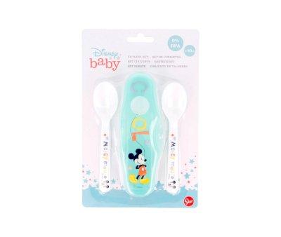 2 Cucharas con Estuche Cool Like  Mickey