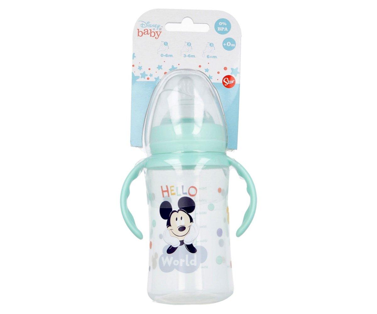 Biberón Con Asas Mickey Mouse 360ml