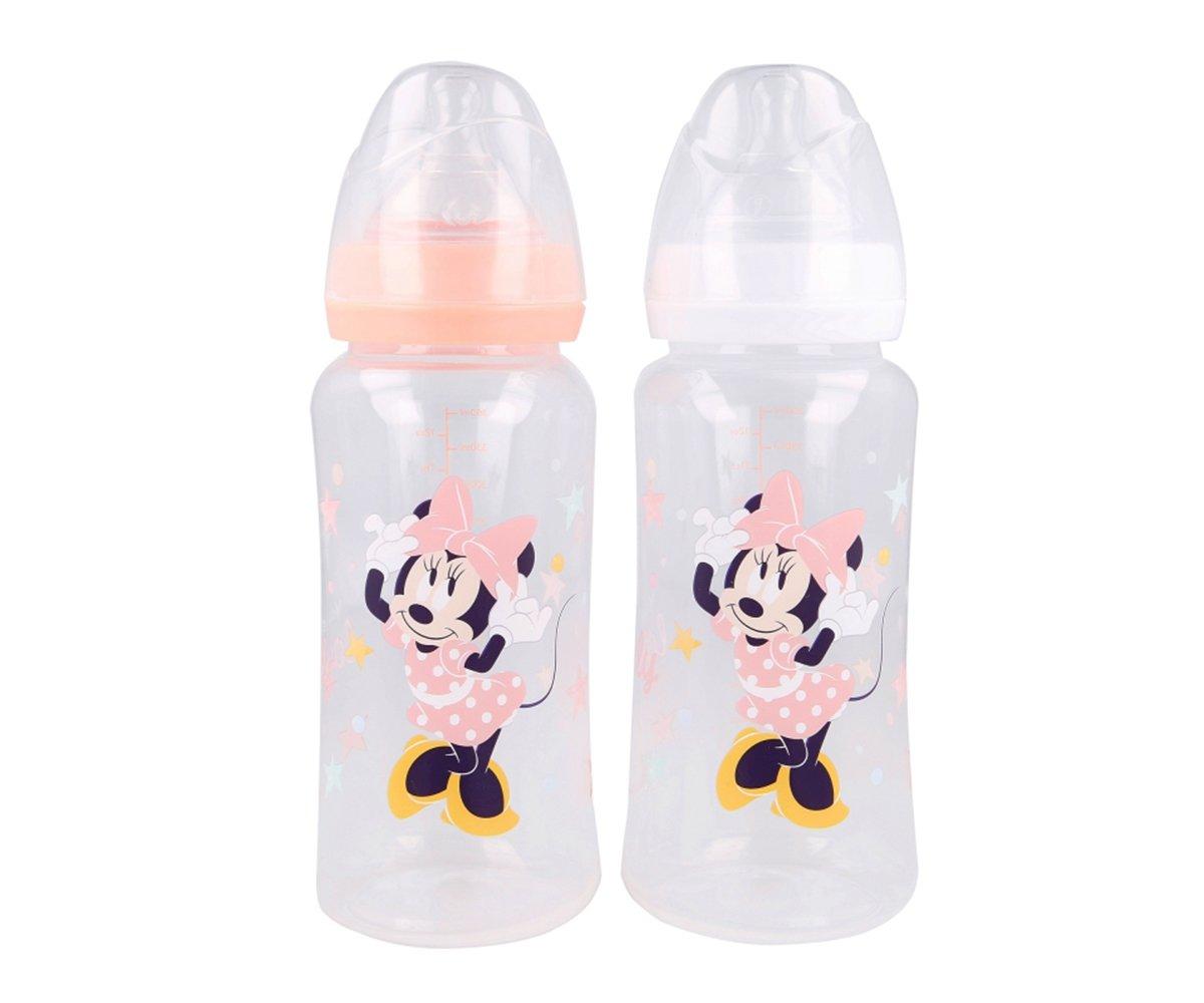 Lot De 2 Biberons Minnie Mouse 360 Ml