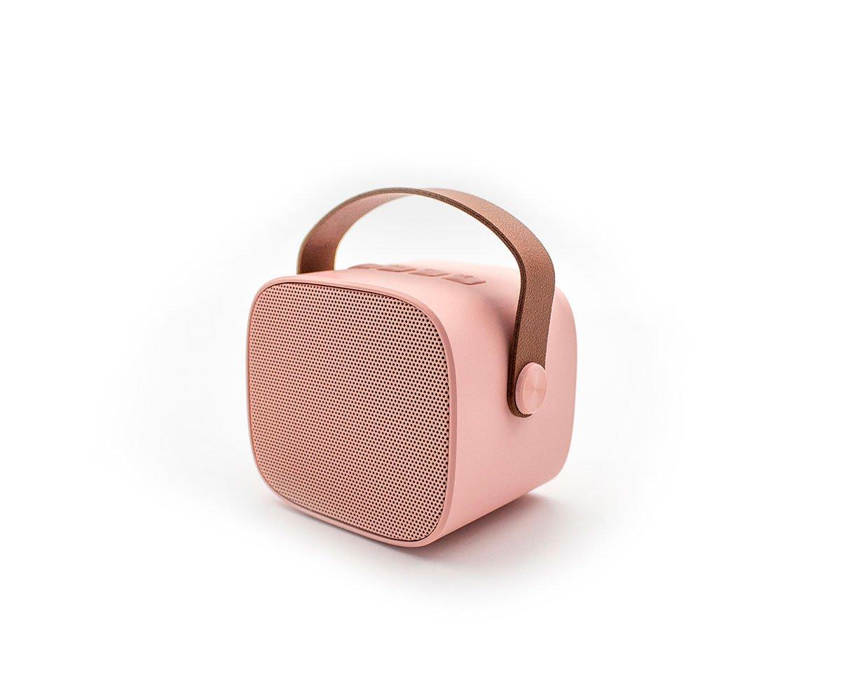 Haut-parleur Bluetooth Rose Avec Microphone Sans Fil